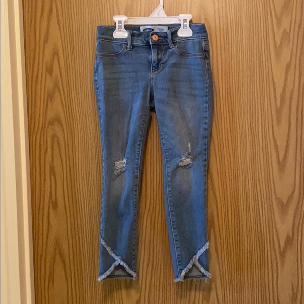Girls crop skinnies